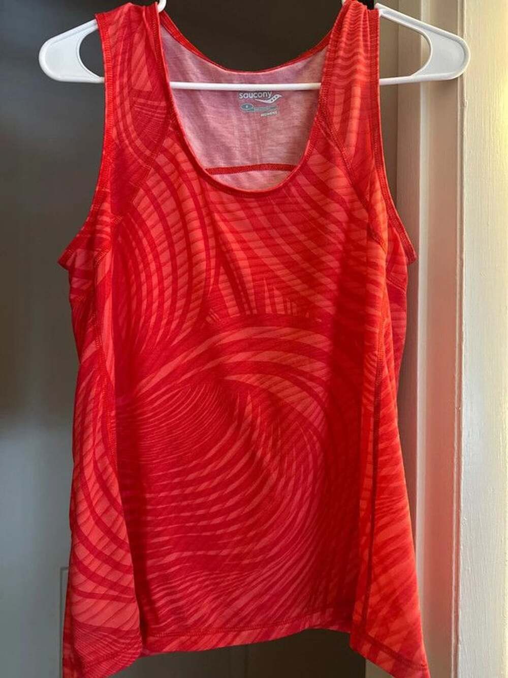 Red Saucony Tank